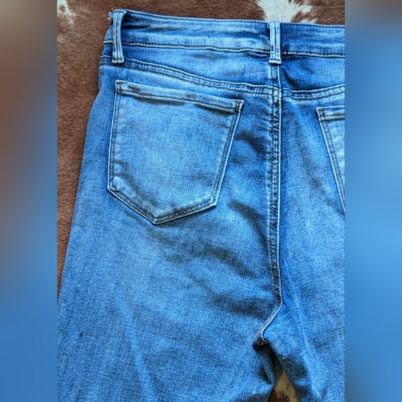 Simple Society Eco Friendly Distressed Skinny Ankle Jeans - Picture 13 of 16